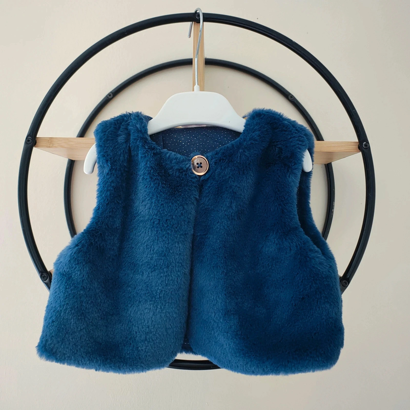 12 mois gilet sans manche tout doux